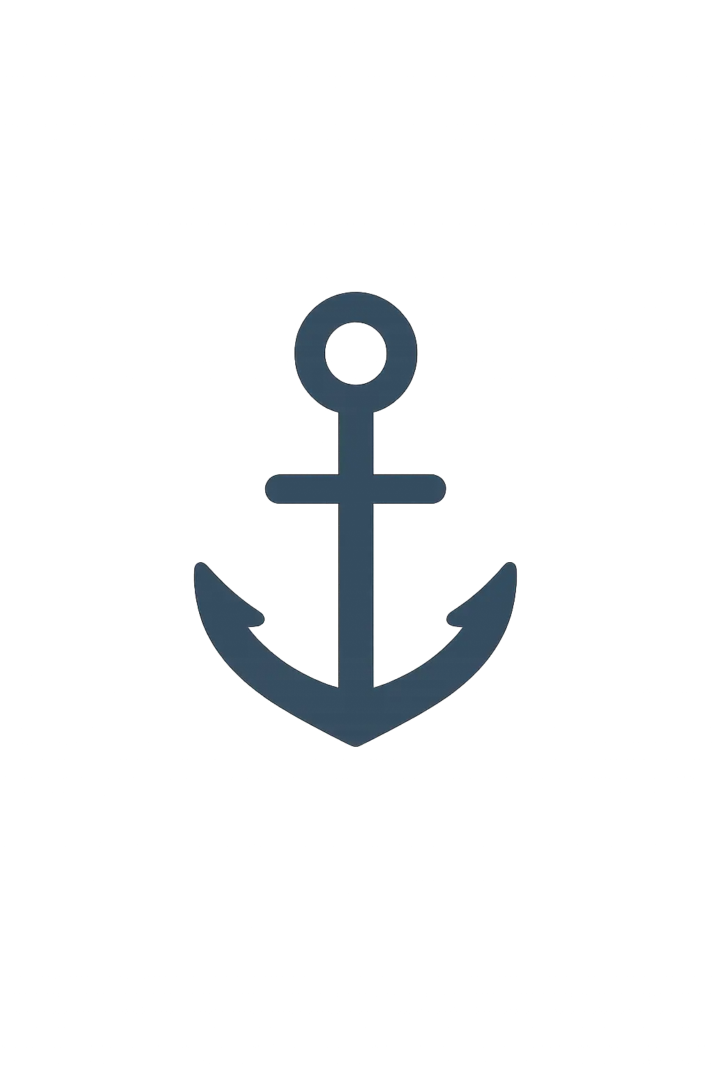 Abstract anchor decoration